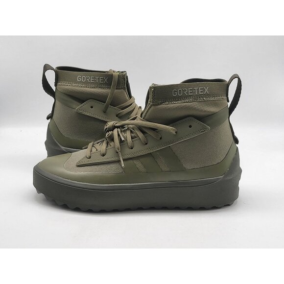 Adidas Znsored High‎ Gore-Tex Waterproof Sneaker Boots IE9408 Green Size 6 - Picture 4 of 11